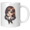 Load image into Gallery viewer, &quot;Marites Gossip Queen Coffee Mug - Cute Cartoon &#39;Ano Ang Latest?&#39; Cup - Perfect Chismosa Gift - Filipino Slang Tea Mug&quot; - FFFF