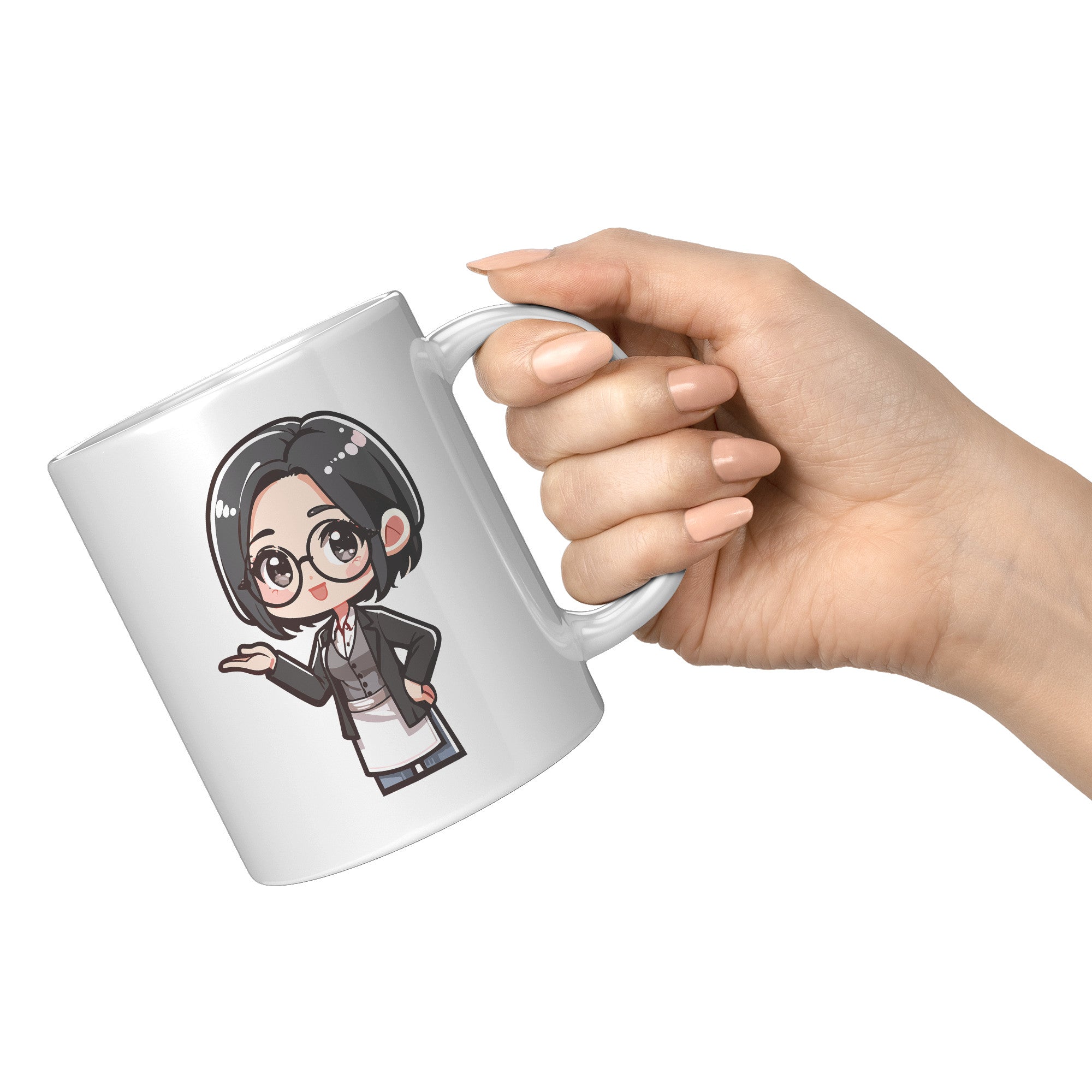 "Marites Gossip Queen Coffee Mug - Cute Cartoon 'Ano Ang Latest?' Cup - Perfect Chismosa Gift - Filipino Slang Tea Mug" - H