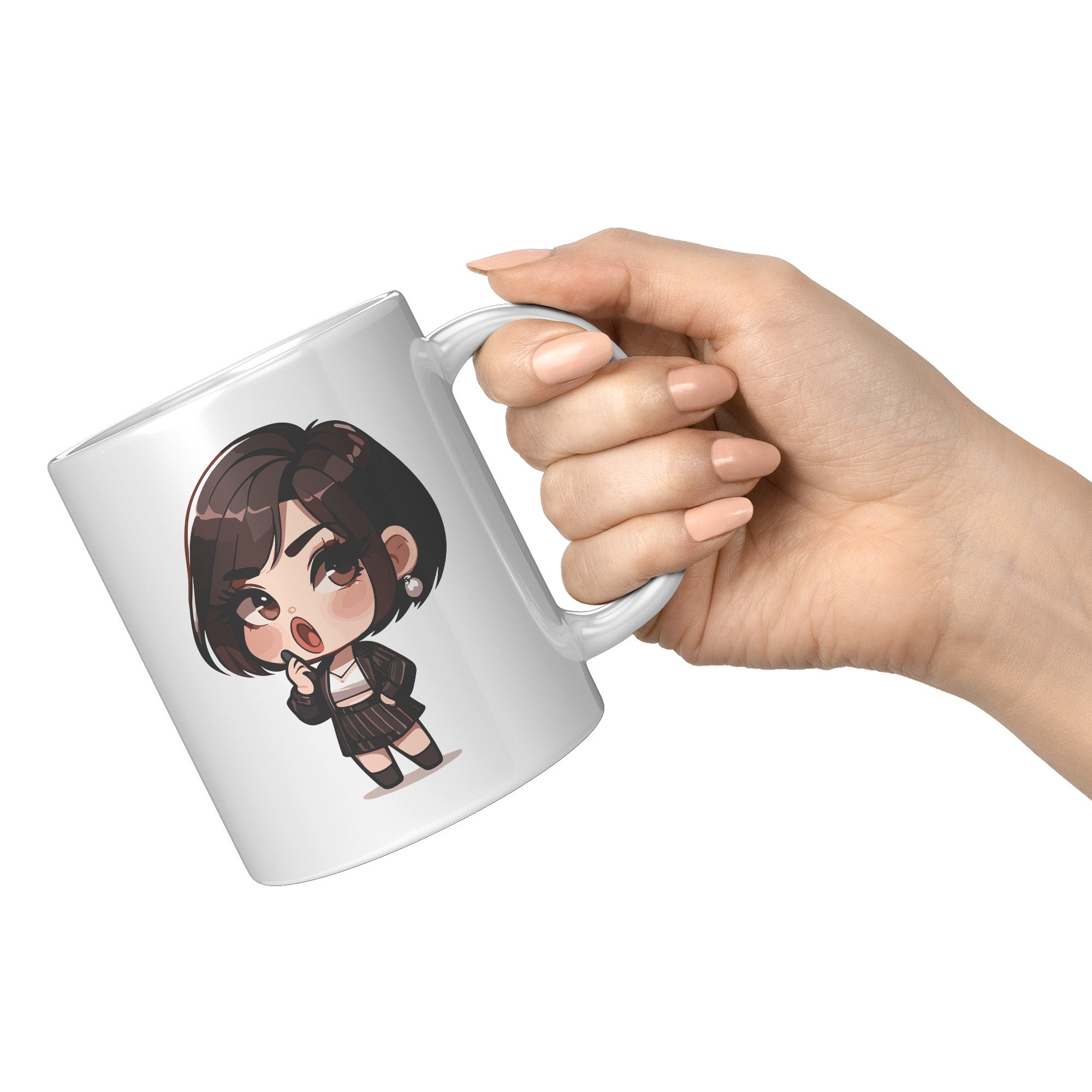 "Marites Gossip Queen Coffee Mug - Cute Cartoon 'Ano Ang Latest?' Cup - Perfect Chismosa Gift - Filipino Slang Tea Mug" - VVV