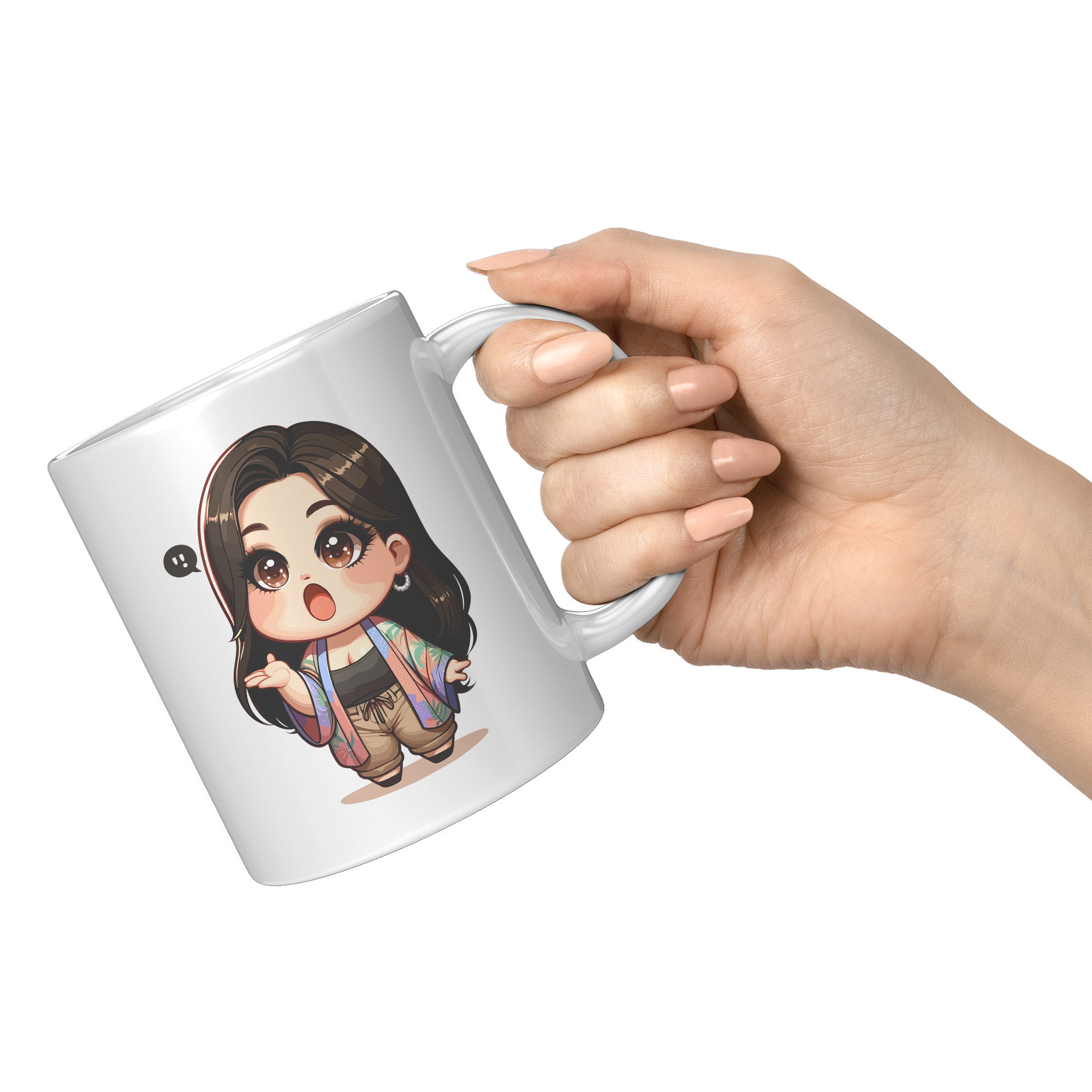 "Marites Gossip Queen Coffee Mug - Cute Cartoon 'Ano Ang Latest?' Cup - Perfect Chismosa Gift - Filipino Slang Tea Mug" - YYY