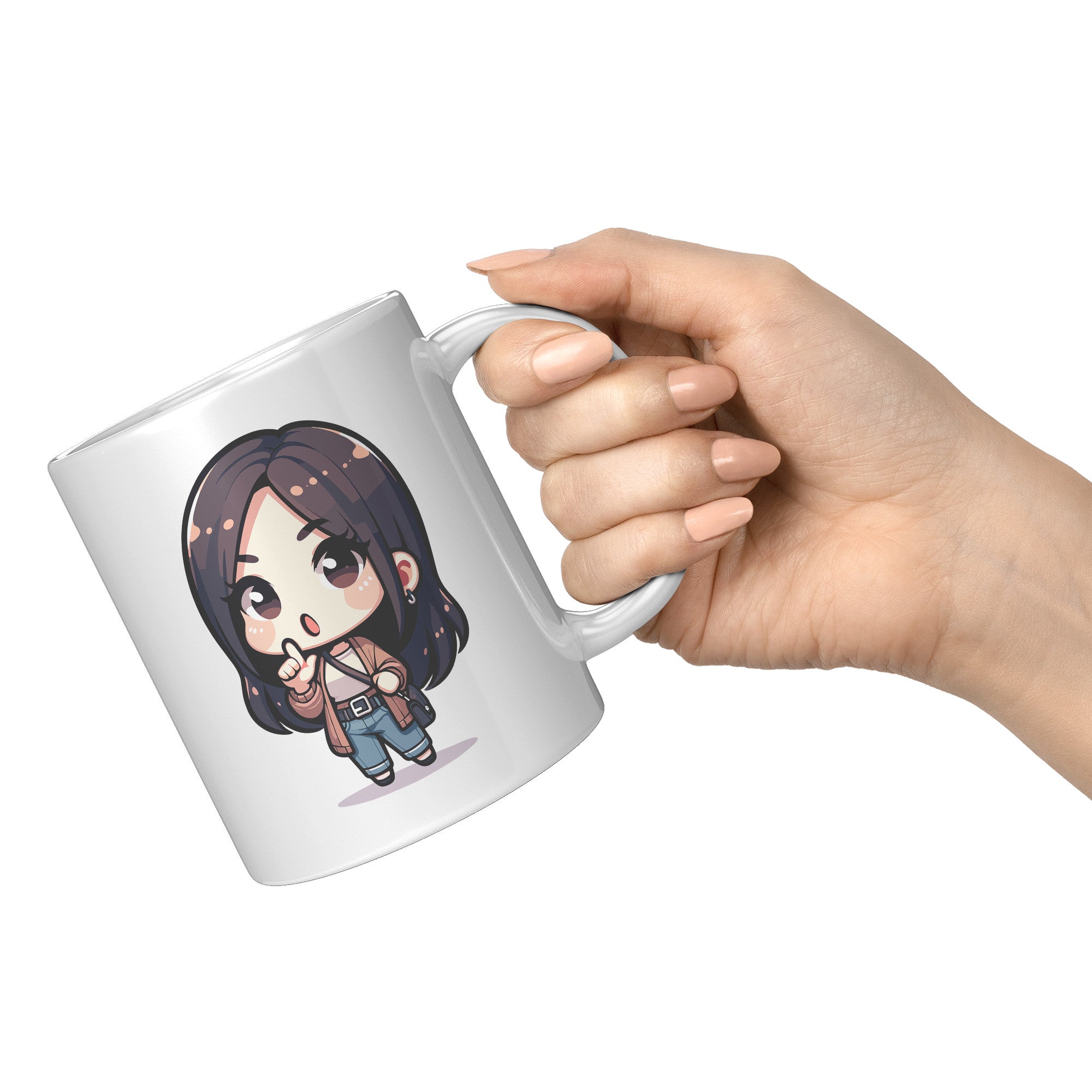 "Marites Gossip Queen Coffee Mug - Cute Cartoon 'Ano Ang Latest?' Cup - Perfect Chismosa Gift - Filipino Slang Tea Mug" - L