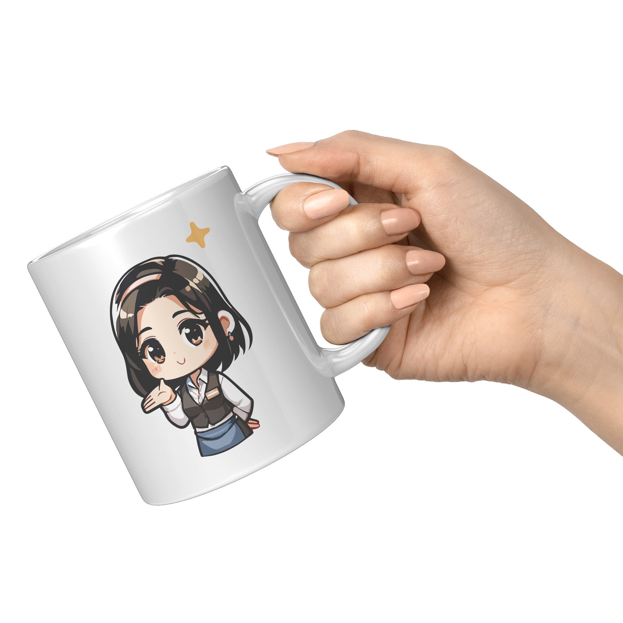 "Marites Gossip Queen Coffee Mug - Cute Cartoon 'Ano Ang Latest?' Cup - Perfect Chismosa Gift - Filipino Slang Tea Mug" - F
