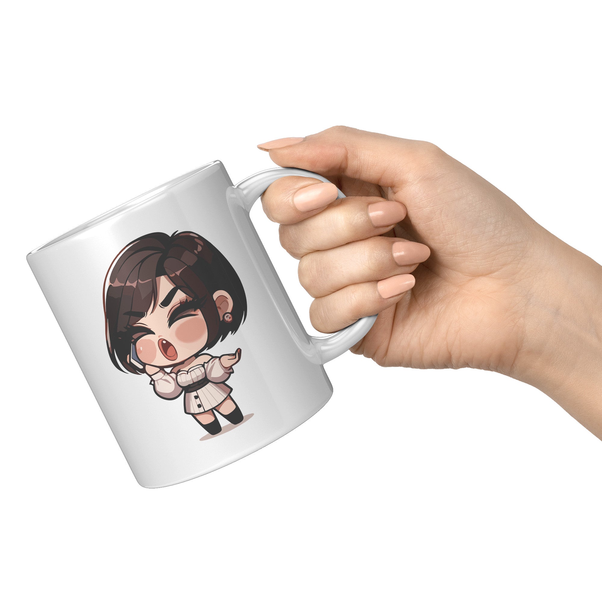 "Marites Gossip Queen Coffee Mug - Cute Cartoon 'Ano Ang Latest?' Cup - Perfect Chismosa Gift - Filipino Slang Tea Mug" - UUU