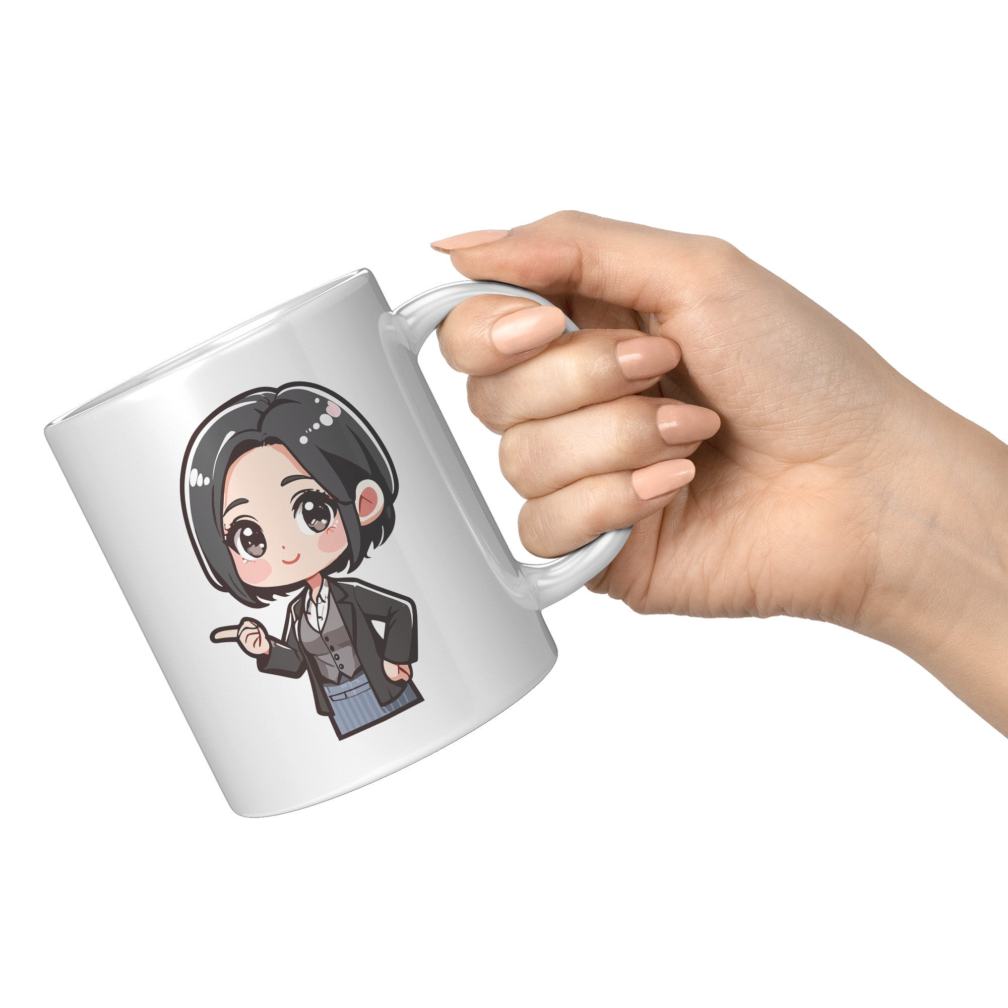 "Marites Gossip Queen Coffee Mug - Cute Cartoon 'Ano Ang Latest?' Cup - Perfect Chismosa Gift - Filipino Slang Tea Mug" - I