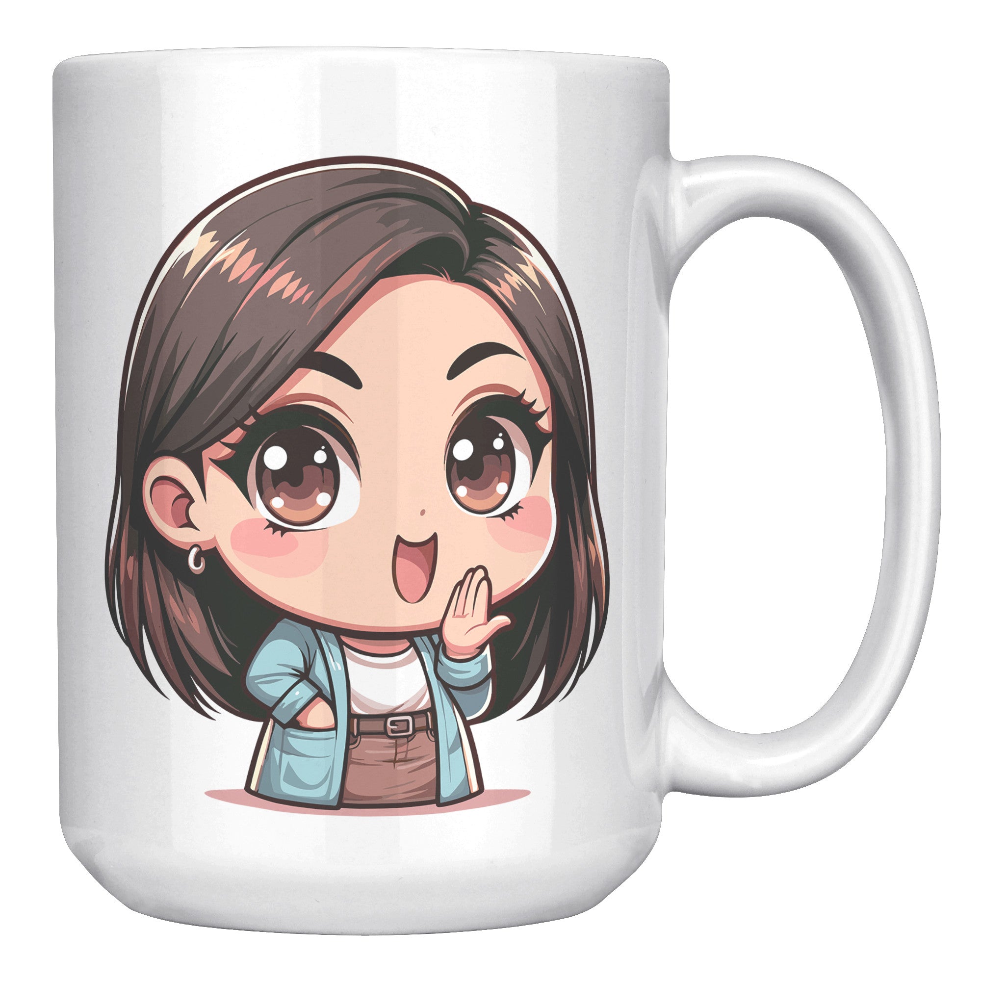 "Marites Gossip Queen Coffee Mug - Cute Cartoon 'Ano Ang Latest?' Cup - Perfect Chismosa Gift - Filipino Slang Tea Mug" - XXX1