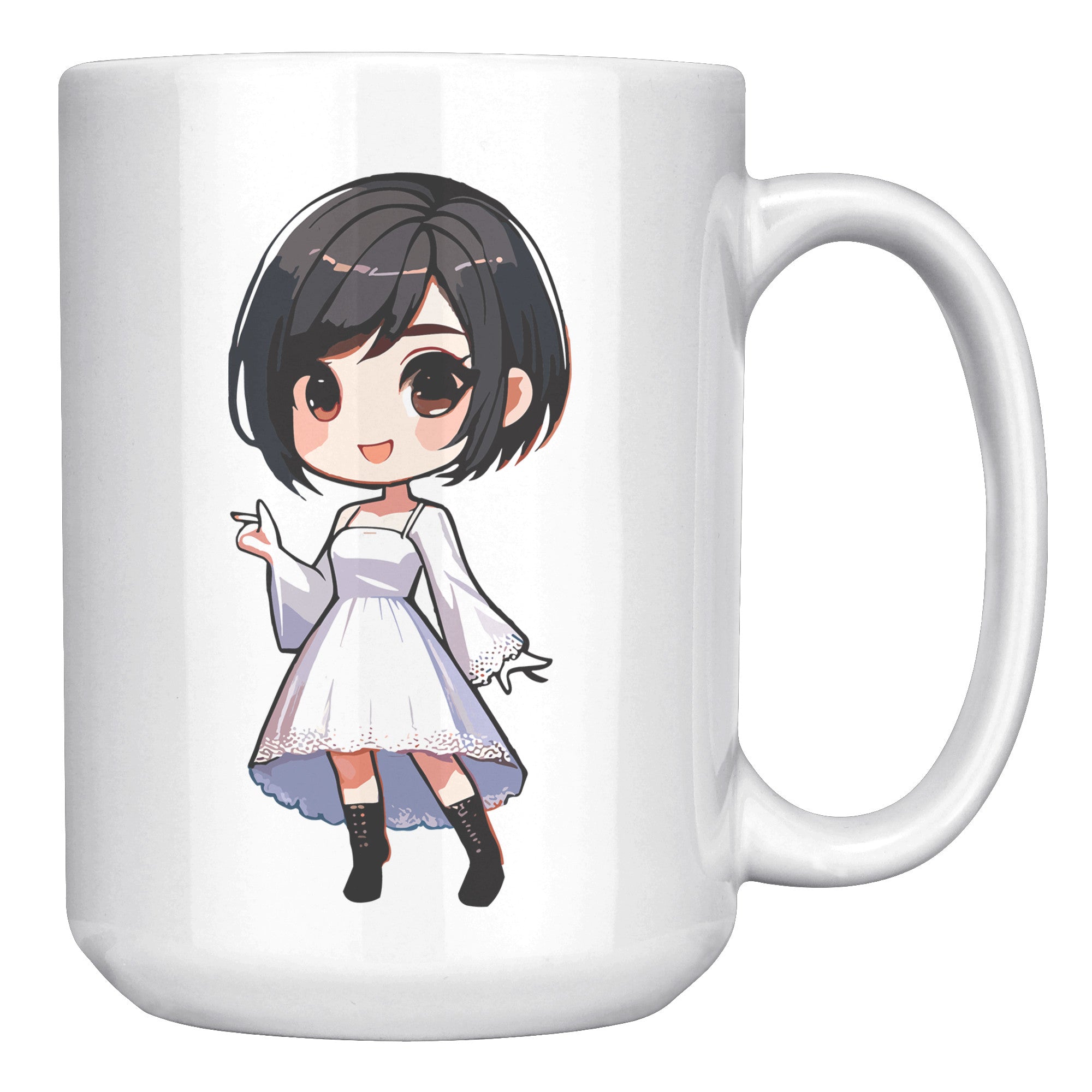 "Marites Gossip Queen Coffee Mug - Cute Cartoon 'Ano Ang Latest?' Cup - Perfect Chismosa Gift - Filipino Slang Tea Mug" - JJJ1