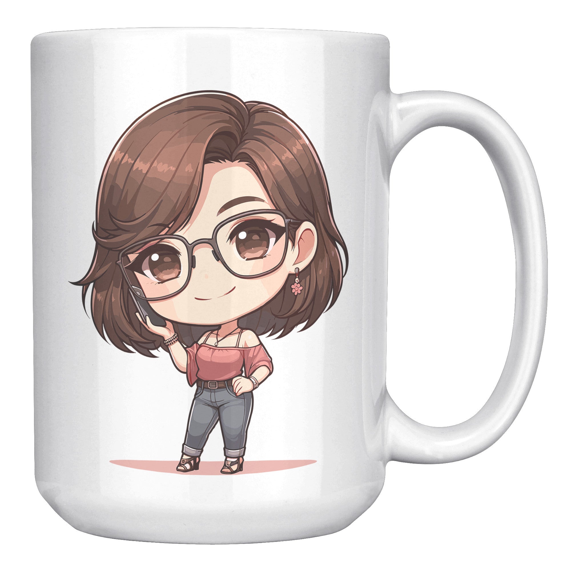 "Marites Gossip Queen Coffee Mug - Cute Cartoon 'Ano Ang Latest?' Cup - Perfect Chismosa Gift - Filipino Slang Tea Mug" - EEEE1