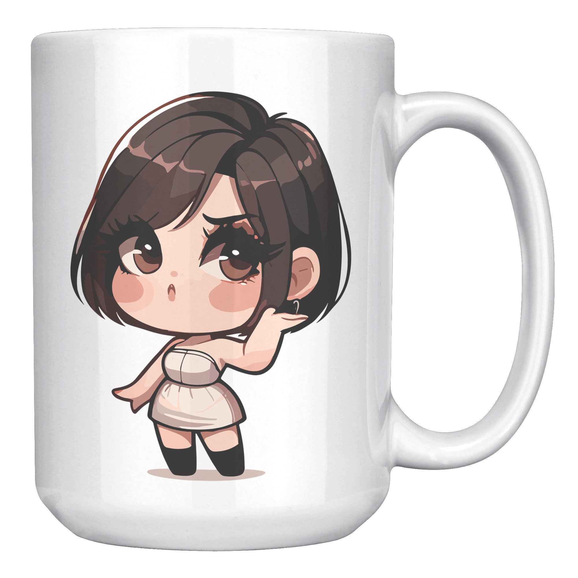 "Marites Gossip Queen Coffee Mug - Cute Cartoon 'Ano Ang Latest?' Cup - Perfect Chismosa Gift - Filipino Slang Tea Mug" - TTT1