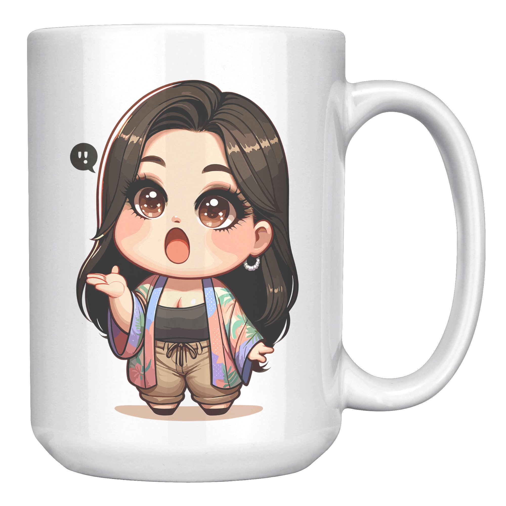 "Marites Gossip Queen Coffee Mug - Cute Cartoon 'Ano Ang Latest?' Cup - Perfect Chismosa Gift - Filipino Slang Tea Mug" - YYY1
