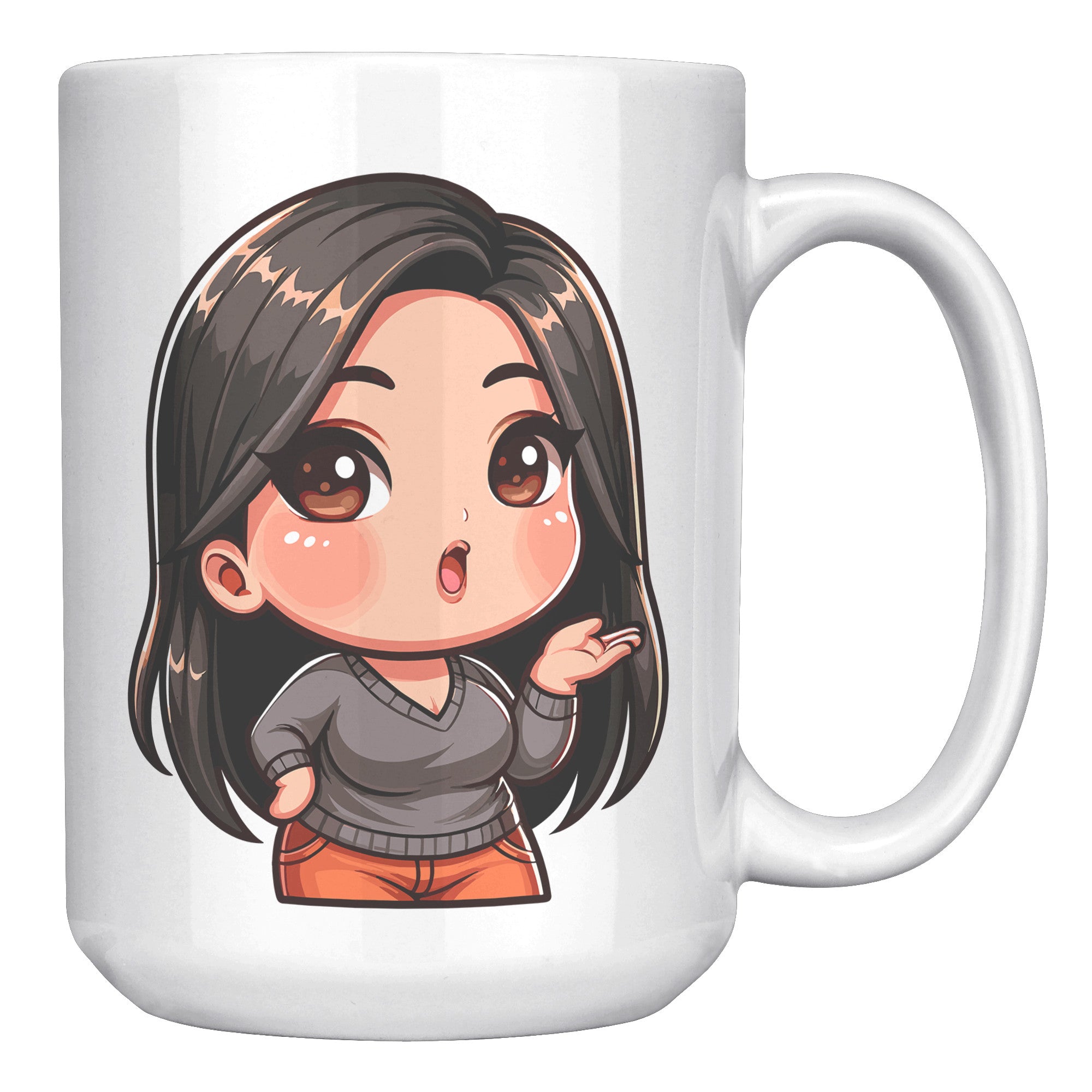 "Marites Gossip Queen Coffee Mug - Cute Cartoon 'Ano Ang Latest?' Cup - Perfect Chismosa Gift - Filipino Slang Tea Mug" - WWW1