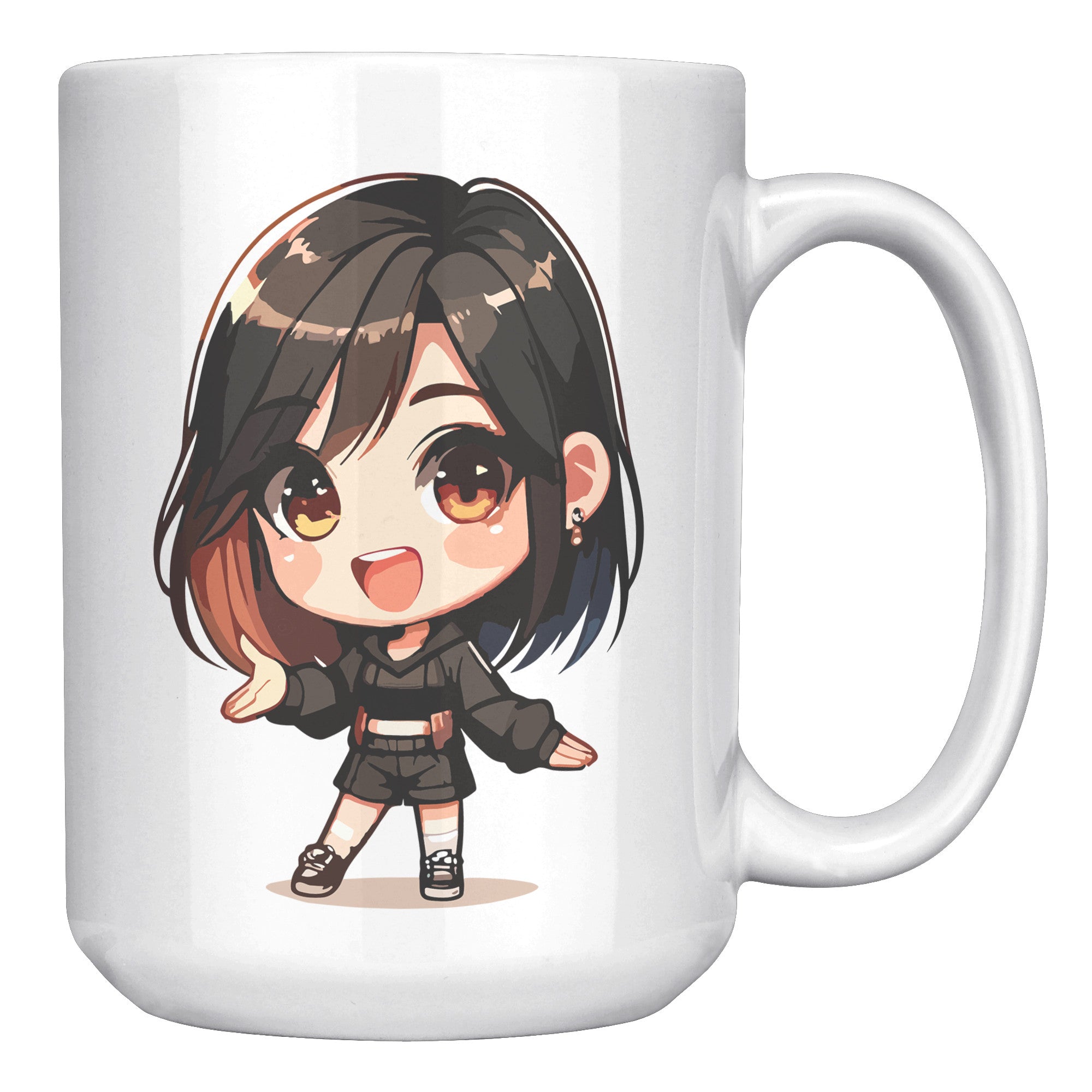 "Marites Gossip Queen Coffee Mug - Cute Cartoon 'Ano Ang Latest?' Cup - Perfect Chismosa Gift - Filipino Slang Tea Mug" - JJ1