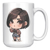 Load image into Gallery viewer, &quot;Marites Gossip Queen Coffee Mug - Cute Cartoon &#39;Ano Ang Latest?&#39; Cup - Perfect Chismosa Gift - Filipino Slang Tea Mug&quot; - RRR1