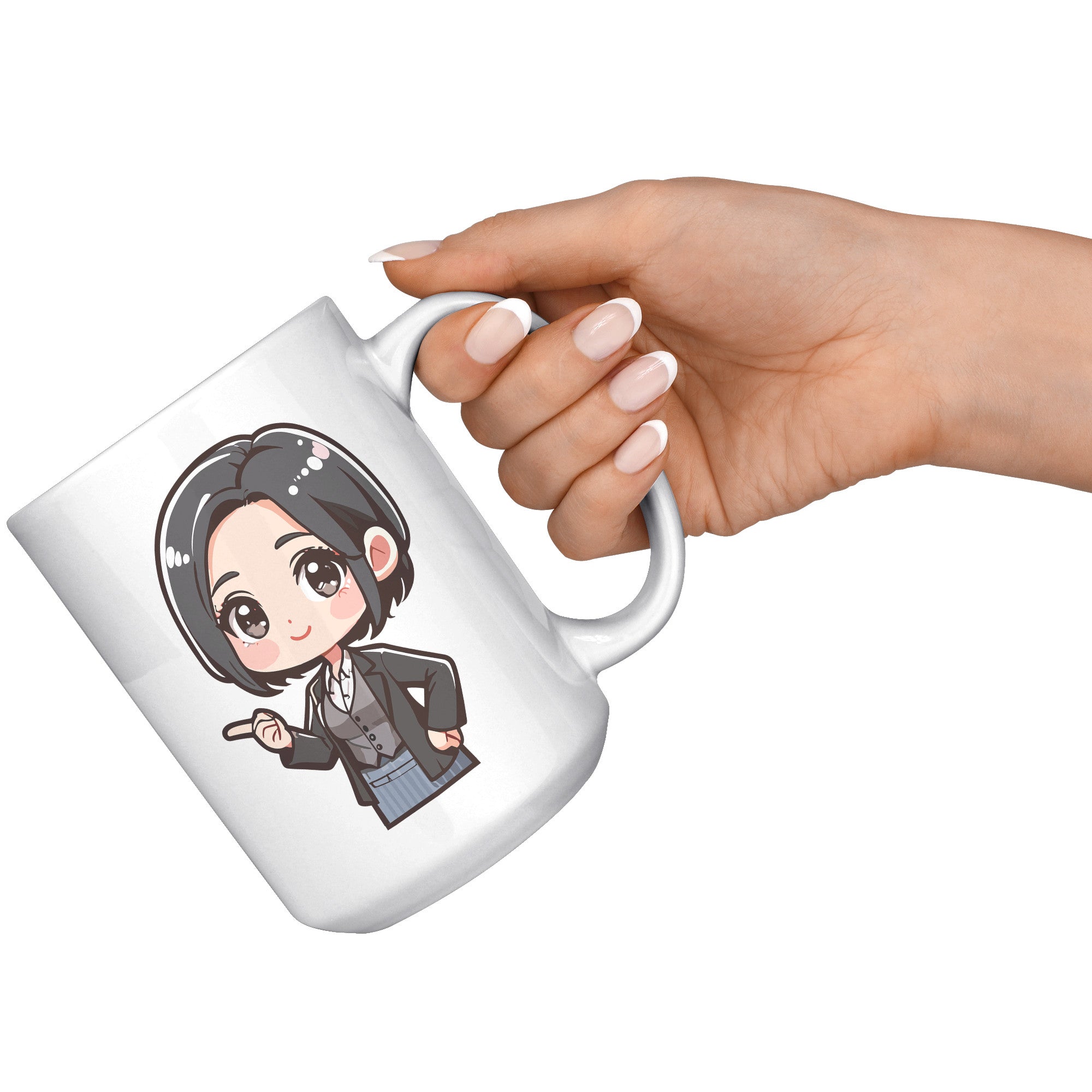 "Marites Gossip Queen Coffee Mug - Cute Cartoon 'Ano Ang Latest?' Cup - Perfect Chismosa Gift - Filipino Slang Tea Mug" - I1