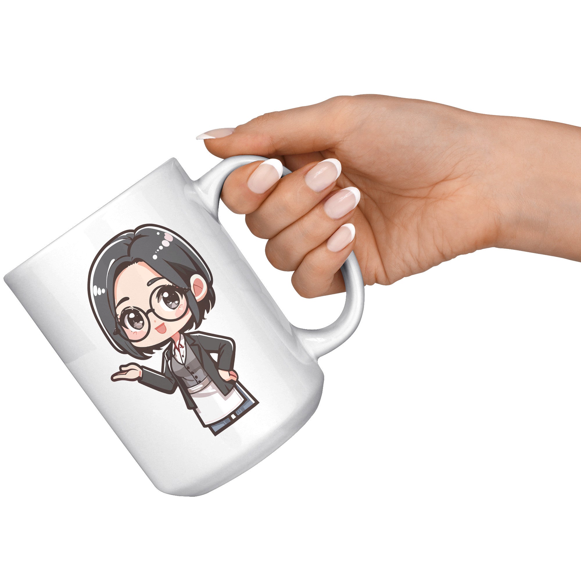"Marites Gossip Queen Coffee Mug - Cute Cartoon 'Ano Ang Latest?' Cup - Perfect Chismosa Gift - Filipino Slang Tea Mug" - H1