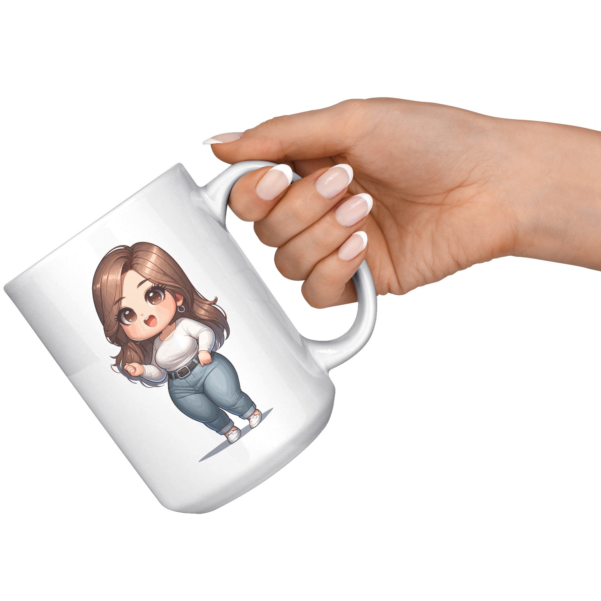 "Marites Gossip Queen Coffee Mug - Cute Cartoon 'Ano Ang Latest?' Cup - Perfect Chismosa Gift - Filipino Slang Tea Mug" - BBBB1