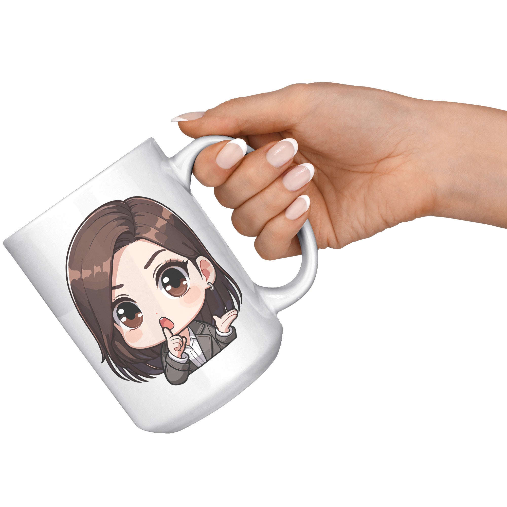 "Marites Gossip Queen Coffee Mug - Cute Cartoon 'Ano Ang Latest?' Cup - Perfect Chismosa Gift - Filipino Slang Tea Mug" - K1