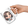 Load image into Gallery viewer, &quot;Marites Gossip Queen Coffee Mug - Cute Cartoon &#39;Ano Ang Latest?&#39; Cup - Perfect Chismosa Gift - Filipino Slang Tea Mug&quot; - XXX1