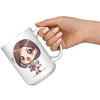 Load image into Gallery viewer, &quot;Marites Gossip Queen Coffee Mug - Cute Cartoon &#39;Ano Ang Latest?&#39; Cup - Perfect Chismosa Gift - Filipino Slang Tea Mug&quot; - NNN1