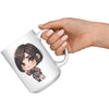 Load image into Gallery viewer, &quot;Marites Gossip Queen Coffee Mug - Cute Cartoon &#39;Ano Ang Latest?&#39; Cup - Perfect Chismosa Gift - Filipino Slang Tea Mug&quot; - RRR1