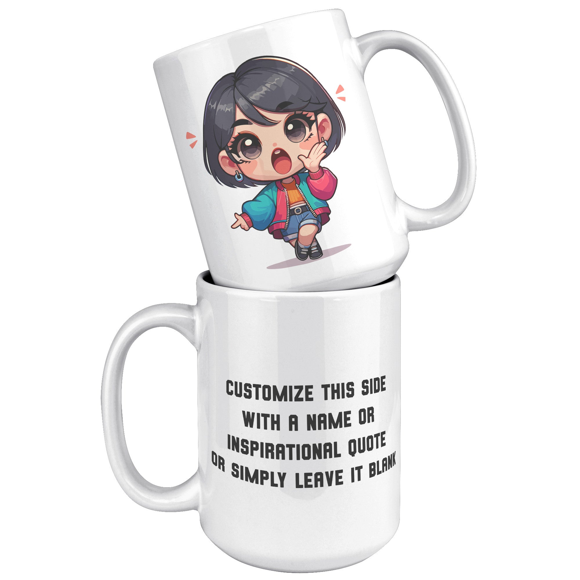 "Marites Gossip Queen Coffee Mug - Cute Cartoon 'Ano Ang Latest?' Cup - Perfect Chismosa Gift - Filipino Slang Tea Mug" - MMM1