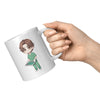 11 oz Custom RN Nurse Gift Coffee Mug - Cute Cartoon Nurse Design - Perfect for Nurse's Day, Birthdays, Graduations - Durable & Fun Mug for Everyday Heroes