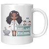 11oz Custom Pharmacist Character Coffee Mug - Cute Pharmacy Cartoon Cup - Perfect Gift for Pharmacists & Pharmacy Techs - Fun Prescription for Your Coffee! - A