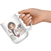 15oz Custom Pharmacist Character Coffee Mug - Cute Pharmacy Cartoon Cup - Perfect Gift for Pharmacists & Pharmacy Techs - Fun Prescription for Your Coffee! - A1