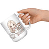 15oz Custom Pharmacist Character Coffee Mug - Cute Pharmacy Cartoon Cup - Perfect Gift for Pharmacists & Pharmacy Techs - Fun Prescription for Your Coffee! - A1