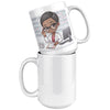 15oz Custom Pharmacist Character Coffee Mug - Cute Pharmacy Cartoon Cup - Perfect Gift for Pharmacists & Pharmacy Techs - Fun Prescription for Your Coffee! - A1