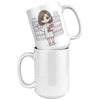 15oz Custom Pharmacist Character Coffee Mug - Cute Pharmacy Cartoon Cup - Perfect Gift for Pharmacists & Pharmacy Techs - Fun Prescription for Your Coffee! - A1