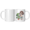 Load image into Gallery viewer, Plantita Coffee Mug - Cartoon Plant Lover Cup - Perfect Gift for Filipino Plant Moms - Auntie&#39;s Gardening Mug - G