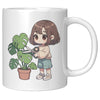 Plantita Coffee Mug - Cartoon Plant Lover Cup - Perfect Gift for Filipino Plant Moms - Auntie's Gardening Mug - G