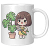 Load image into Gallery viewer, Plantita Coffee Mug - Cartoon Plant Lover Cup - Perfect Gift for Filipino Plant Moms - Auntie&#39;s Gardening Mug - I