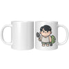 Plantito Coffee Mug - Cartoon Plant Enthusiast Cup - Ideal Gift for Filipino Plant Dads - Uncle's Gardening Mug - J