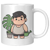 Plantito Coffee Mug - Cartoon Plant Enthusiast Cup - Ideal Gift for Filipino Plant Dads - Uncle's Gardening Mug - H