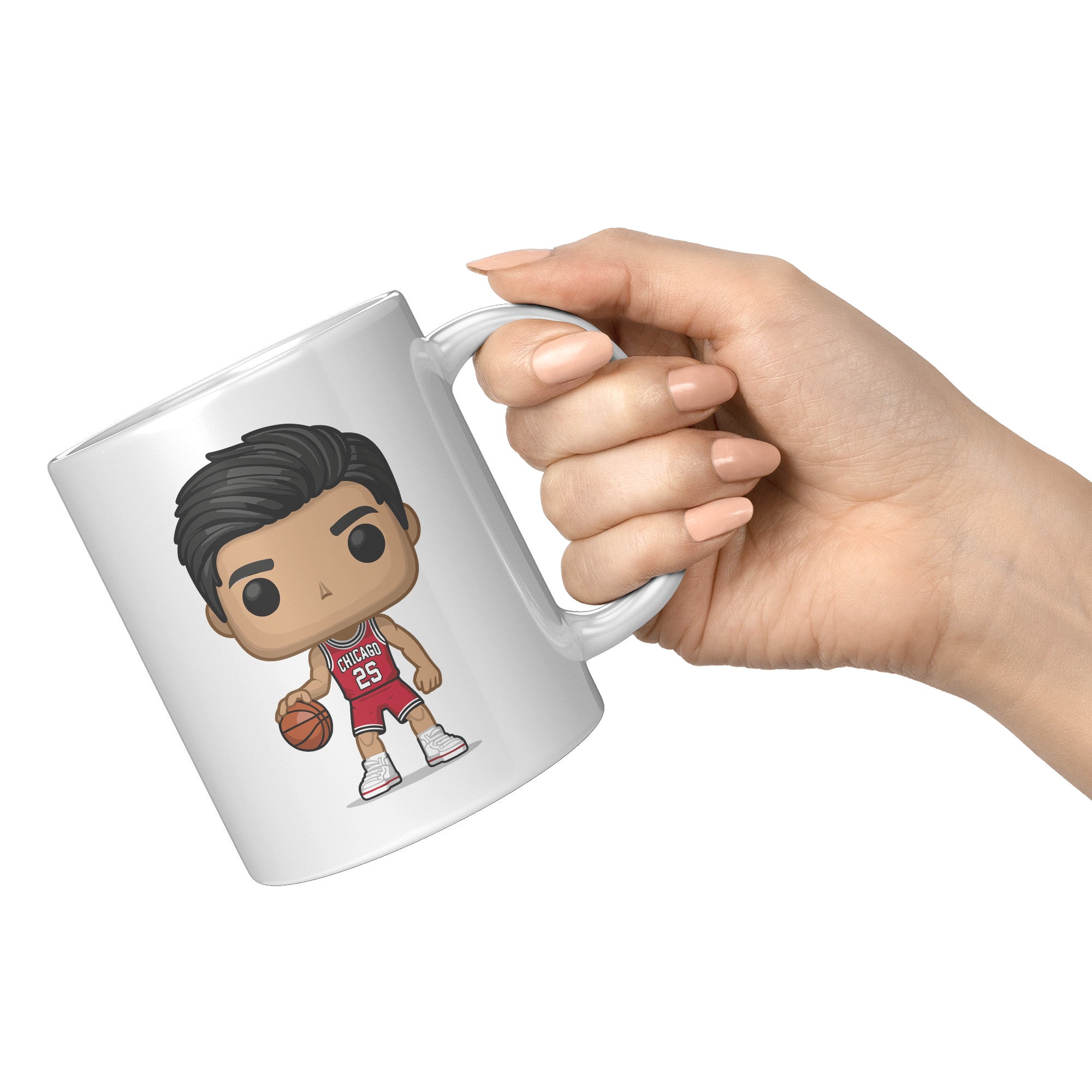 "Slam Dunk Basketball Coffee Mug - Hoops Enthusiast Cup- Perfect Gift for Basketball Players & Fans - Court-Ready Style Coffee Mug" - G