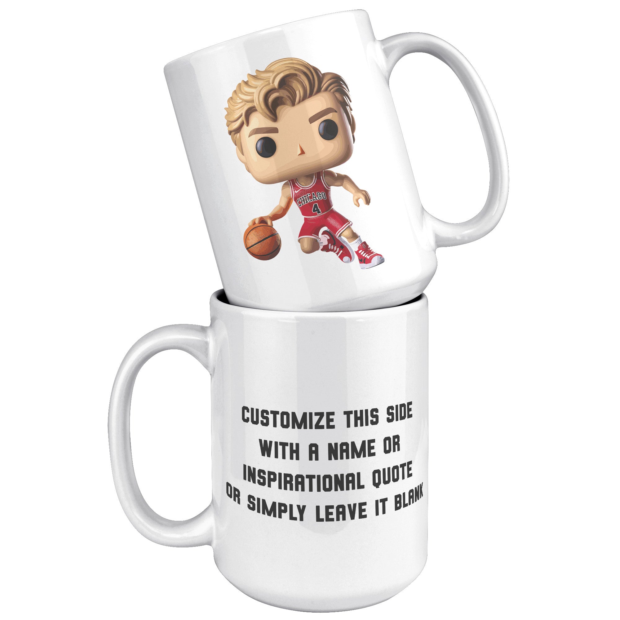 "Slam Dunk Basketball Coffee Mug - Hoops Enthusiast Cup- Perfect Gift for Basketball Players & Fans - Court-Ready Style Coffee Mug" - Q1