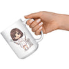 15 oz Custom Cartoon Dentist DDS Coffee Mug - Adorable Dental Cartoon Cup - Fun Gift for Dentists & Dental Students - Smile-Inspiring Morning Brew Holder -EE