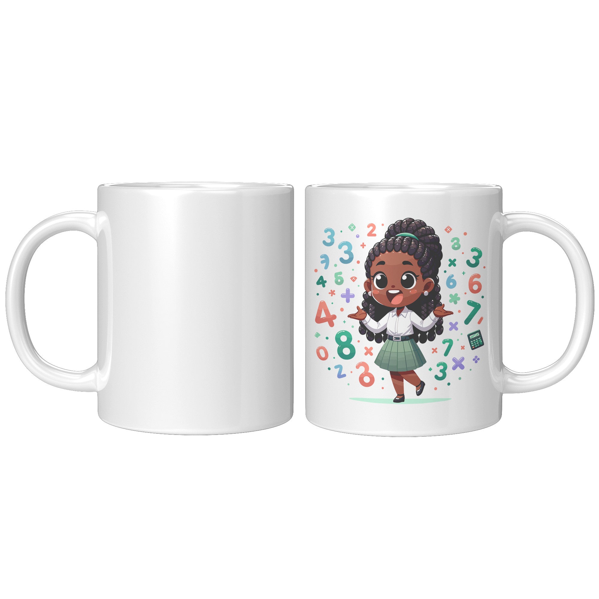 11oz Custom Teacher's Delight Coffee Mug - Cartoon Educator Design - Heartwarming Gift for Teachers - Perfect for Daily Inspiration!