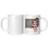 11oz Custom Teacher's Delight Coffee Mug - Cartoon Educator Design - Heartwarming Gift for Teachers - Perfect for Daily Inspiration!