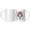 11oz Custom Teacher's Delight Coffee Mug - Cartoon Educator Design - Heartwarming Gift for Teachers - Perfect for Daily Inspiration!