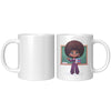 11oz Custom Teacher's Delight Coffee Mug - Cartoon Educator Design - Heartwarming Gift for Teachers - Perfect for Daily Inspiration!
