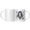 11oz Custom Teacher's Delight Coffee Mug - Cartoon Educator Design - Heartwarming Gift for Teachers - Perfect for Daily Inspiration!