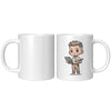 11oz Custom Teacher's Delight Coffee Mug - Cartoon Educator Design - Heartwarming Gift for Teachers - Perfect for Daily Inspiration!