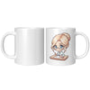 11oz Custom Teacher's Delight Coffee Mug - Cartoon Educator Design - Heartwarming Gift for Teachers - Perfect for Daily Inspiration!