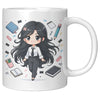 11oz Custom Teacher's Delight Coffee Mug - Cartoon Educator Design - Heartwarming Gift for Teachers - Perfect for Daily Inspiration!