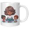 11oz Custom Teacher's Delight Coffee Mug - Cartoon Educator Design - Heartwarming Gift for Teachers - Perfect for Daily Inspiration!