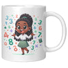 11oz Custom Teacher's Delight Coffee Mug - Cartoon Educator Design - Heartwarming Gift for Teachers - Perfect for Daily Inspiration!