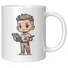 11oz Custom Teacher's Delight Coffee Mug - Cartoon Educator Design - Heartwarming Gift for Teachers - Perfect for Daily Inspiration!
