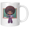11oz Custom Teacher's Delight Coffee Mug - Cartoon Educator Design - Heartwarming Gift for Teachers - Perfect for Daily Inspiration!